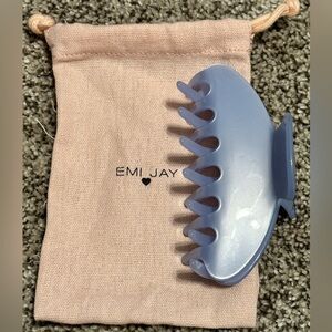 Emi Jay x Summer Fridays Big Effing Clip. Limited-edition. Periwinkle blue
